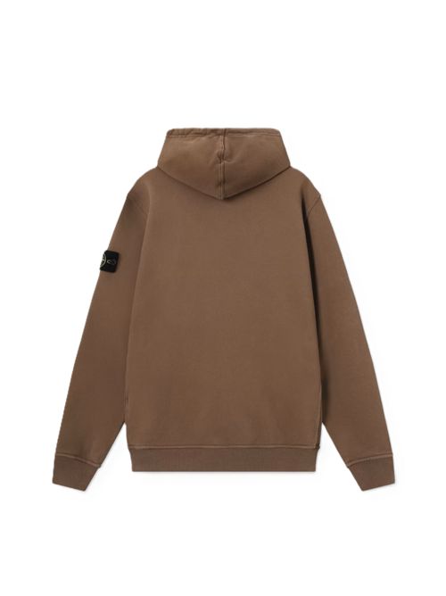 BRUSHED ORGANIC COTTON FLEECE Stone Island | L2S15 6100048 S0A20V007C UMBER